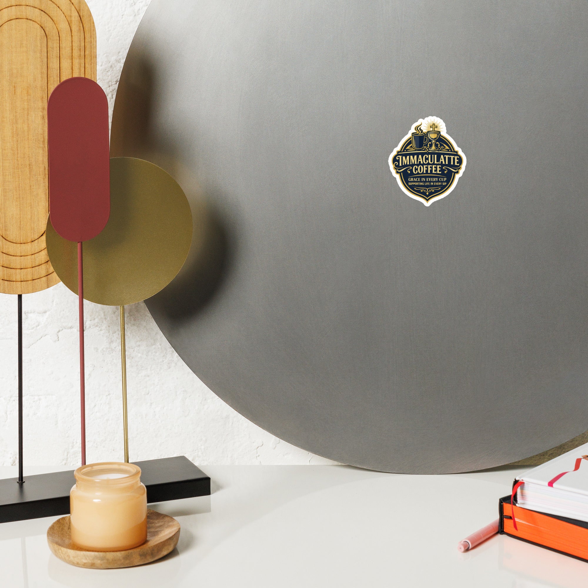 Immaculatte Coffee Magnet – Grace in Every Cup Faith Magnet