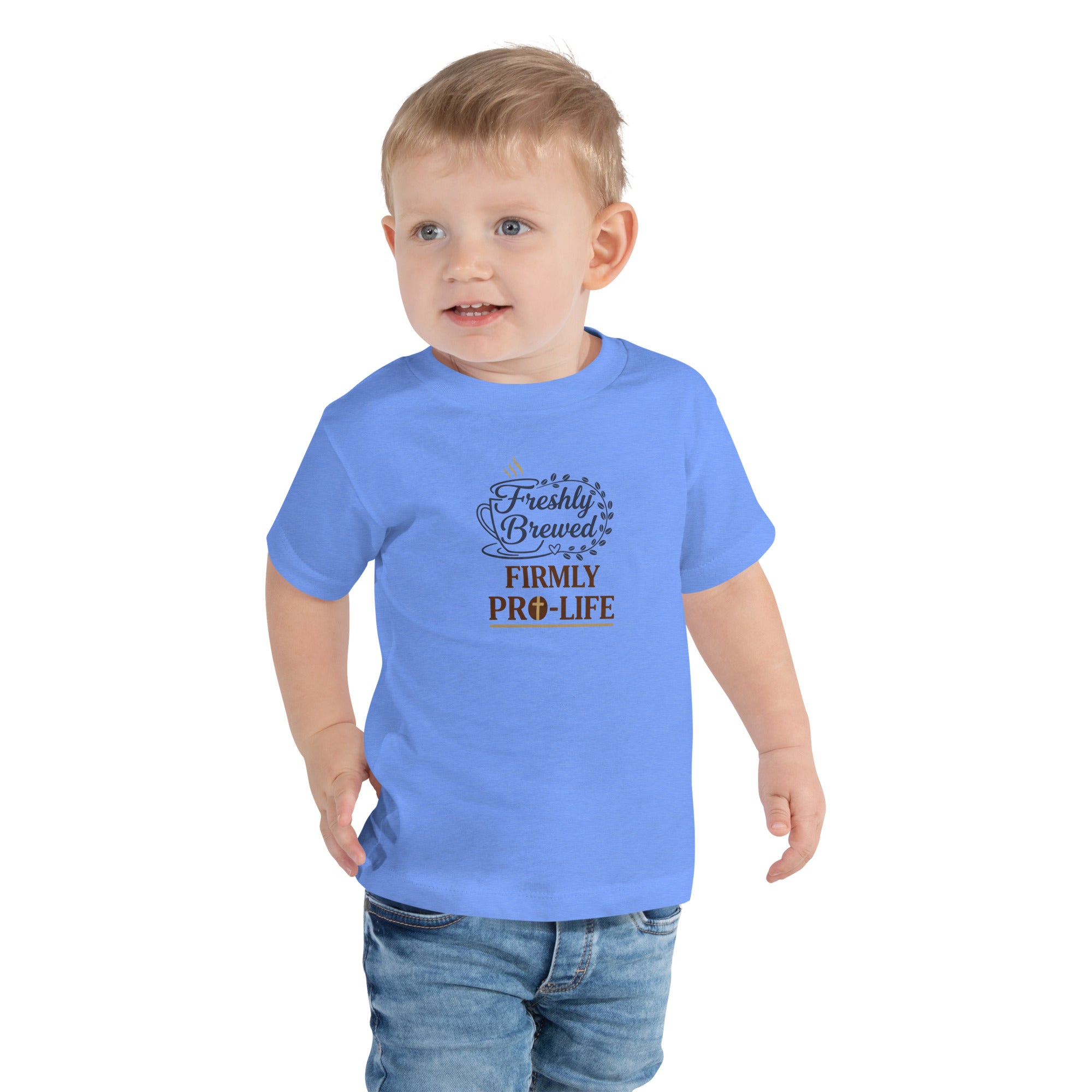 Freshly Brewed Firmly Pro-Life Toddler Shirt – Pro Life Toddler Tee