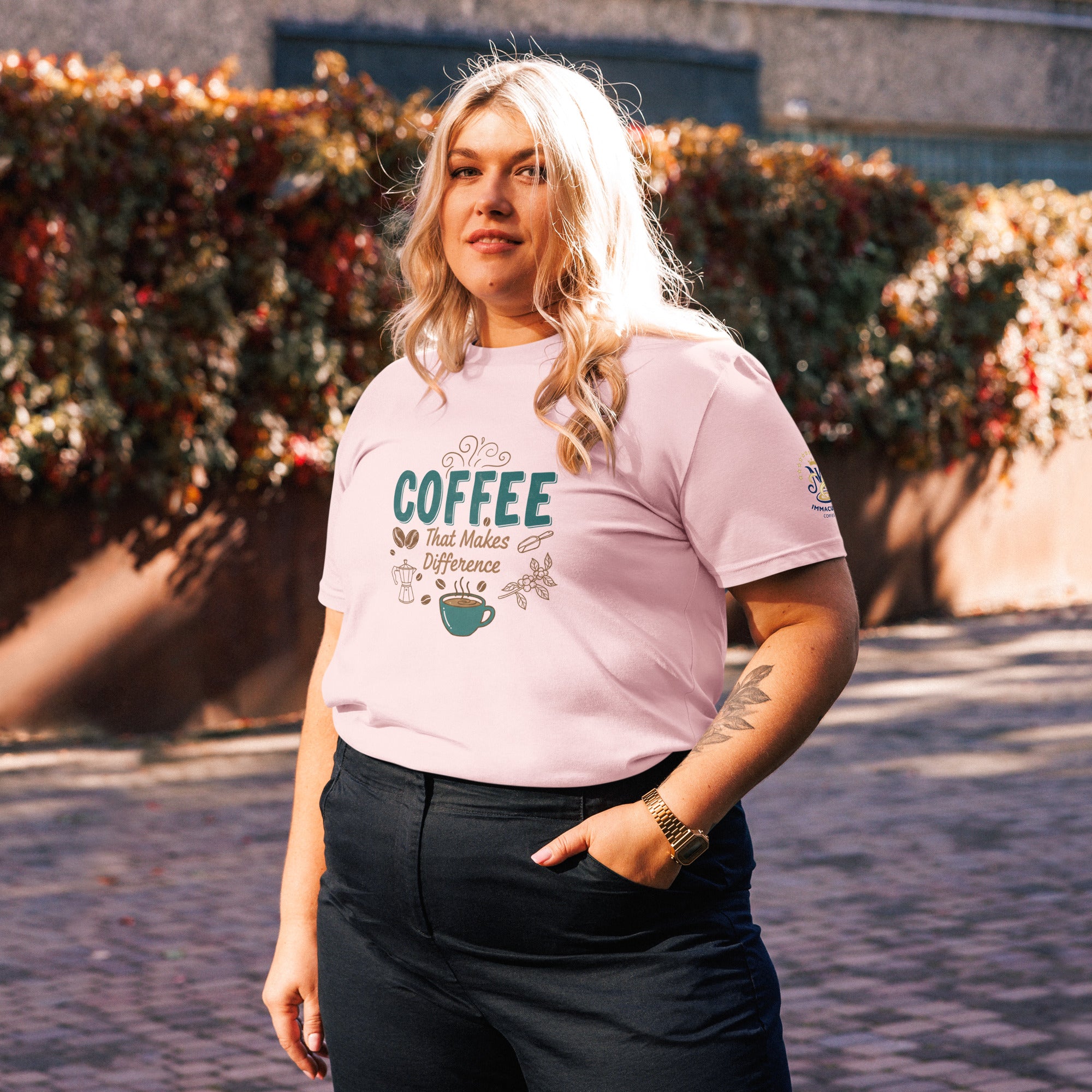 Coffee That Makes a Difference Shirt- Unisex Everyday Apparel